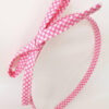 Diadema para niña con lazo floral