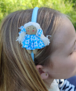 Diadema para niña vestida de margarita