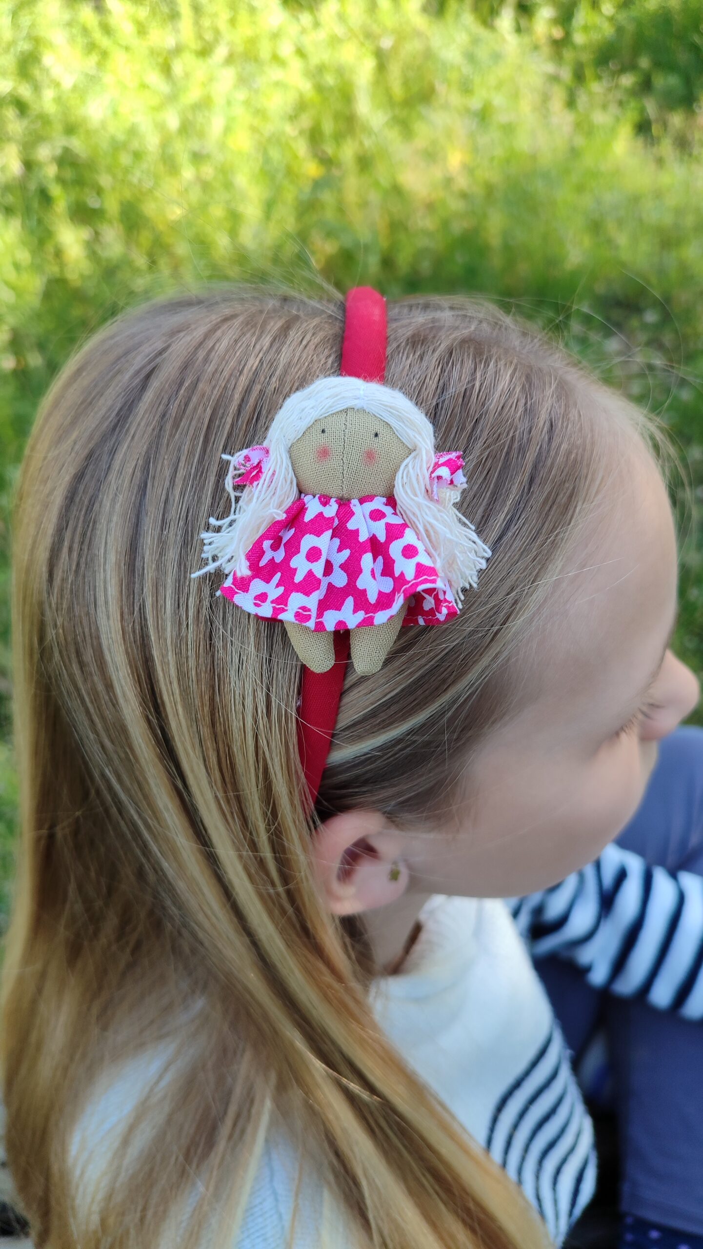 Diadema para niña vestida de margarita Diadema para niña vestida de margarita